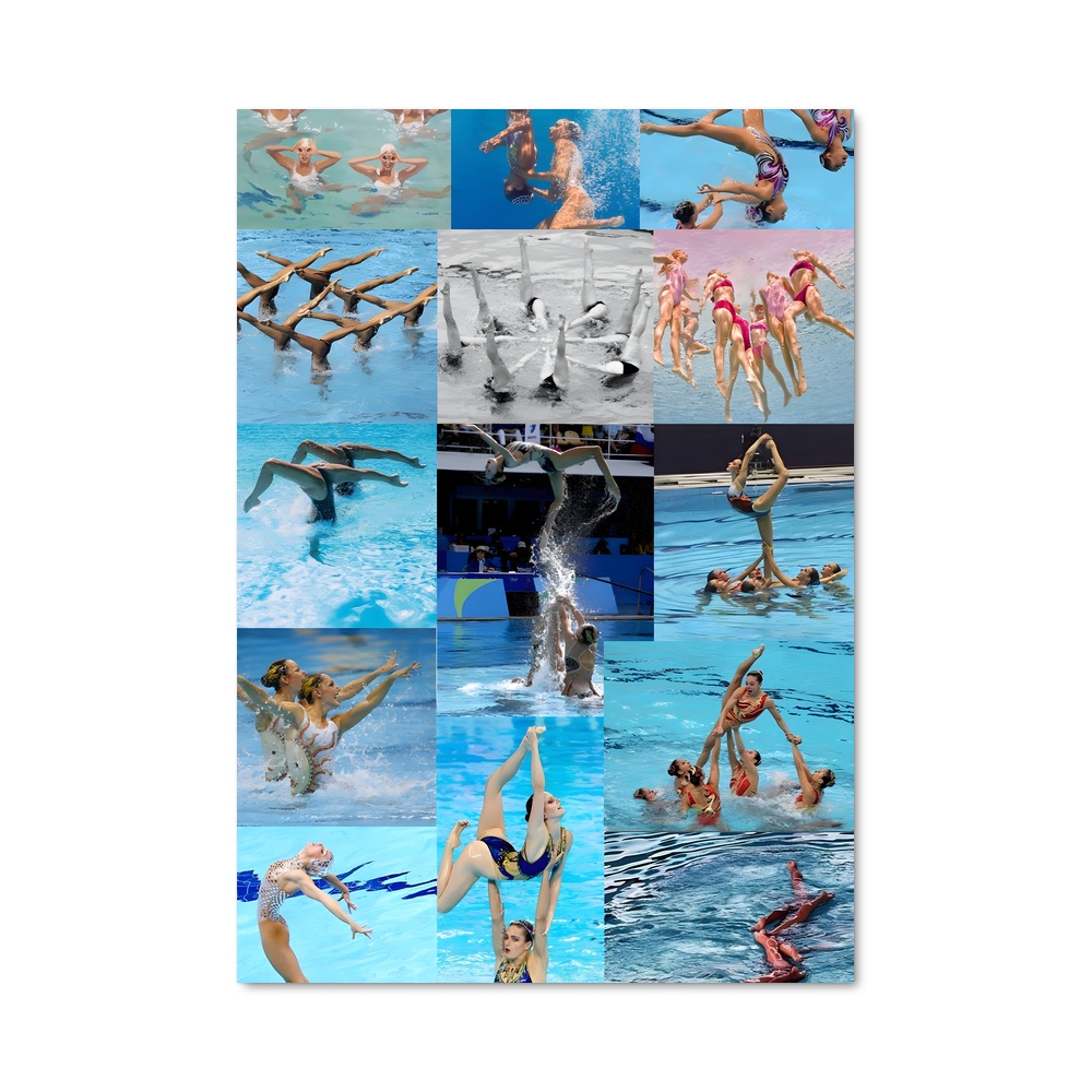 Poster Synchronized swimming synchronisation
